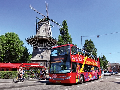 City Sightseeing Amsterdam bus preview image windmill de gooyer