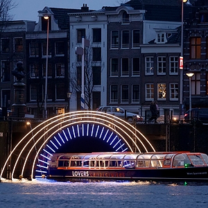 Amsterdam Light Festival preview image light bridge
