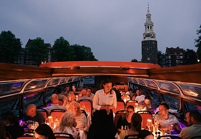 Amsterdam culinary cruise after dark preview image