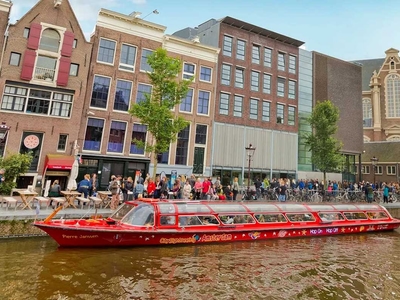 City Sightseeing Boat at Anne Frank House