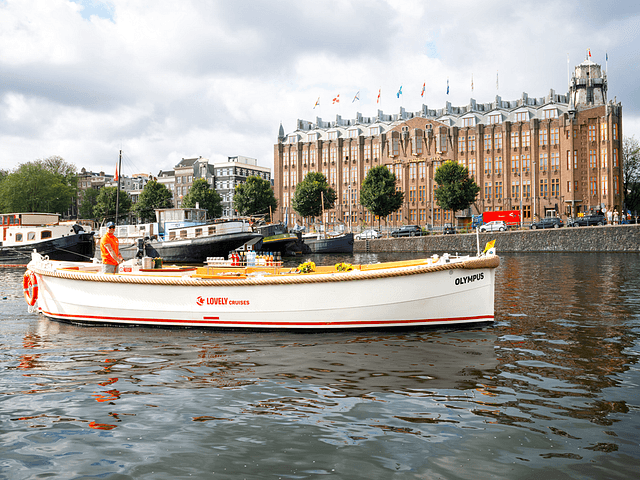 Private Boat from the side with skipper lovely cruises