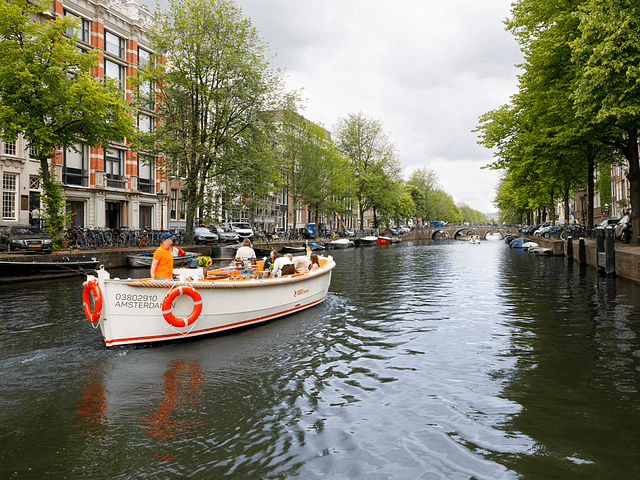 Private Boat with guests Lovely Cruises